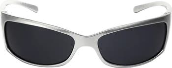 Rocket 67mm Polarized Wraparound Sunglasses