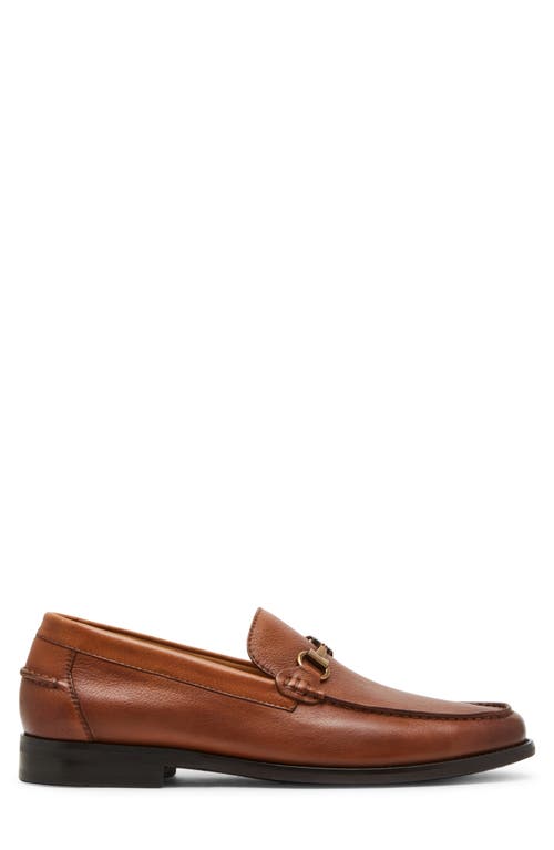 Steve Madden Alfio Bit Loafer In Tan Leather
