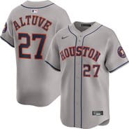 Nike Men's Nike Jose Altuve Gray Houston Astros Road Limited Player Jersey