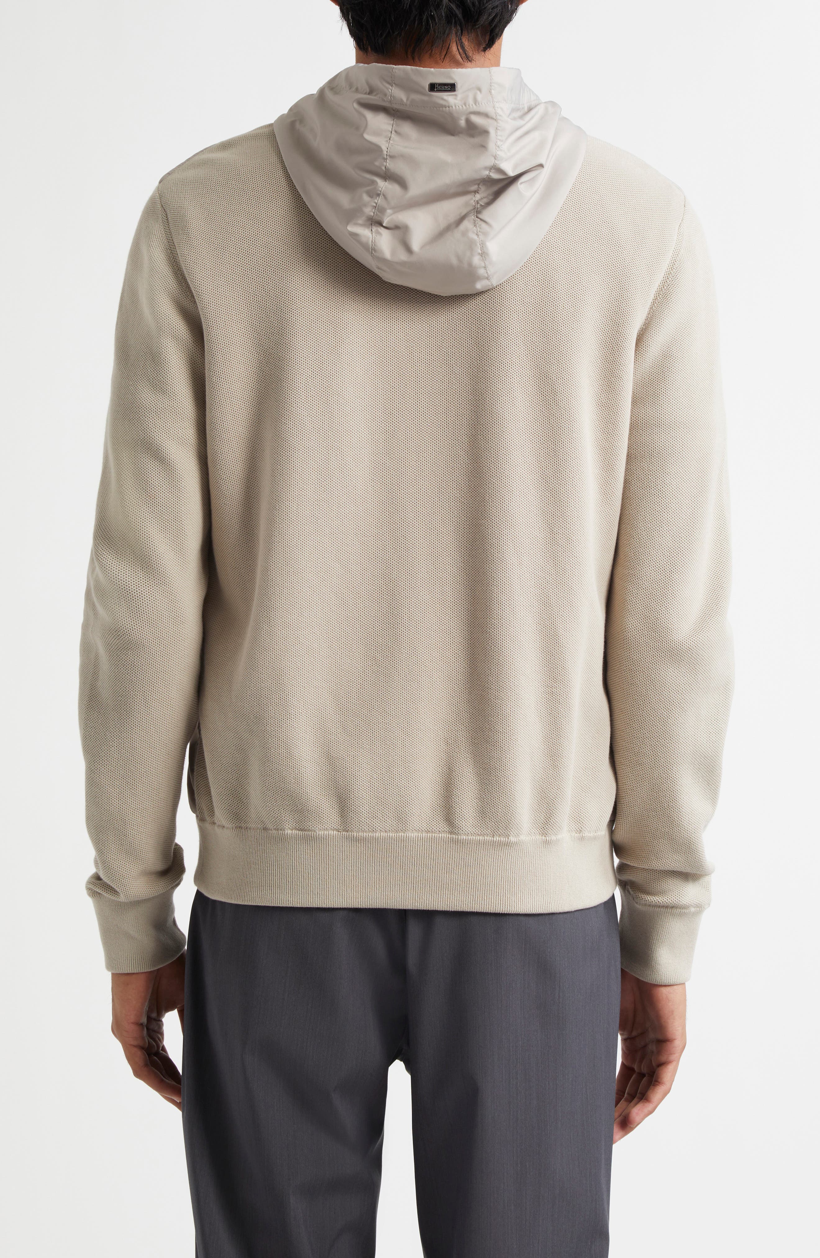 Mixed Media Hooded Jacket - image 2