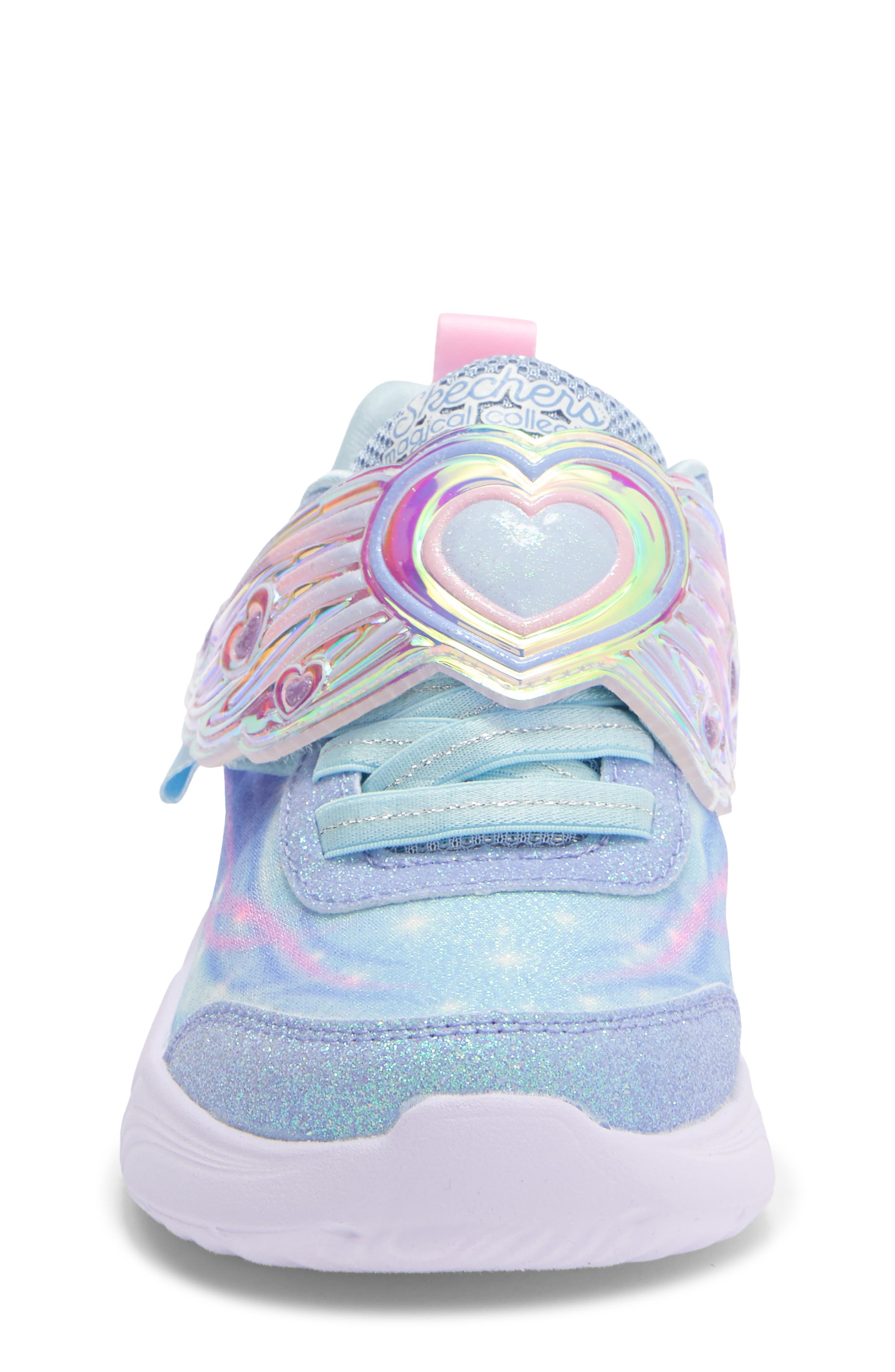 Kids' S-Lights®: Dream Racer - Wing Luxe Sneaker, Alternate, color, LTBL