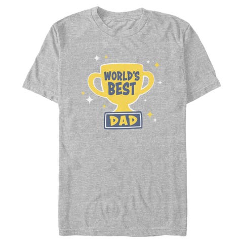 Men's Lost Gods Trophy World's Best Dad  Graphic T-Shirt