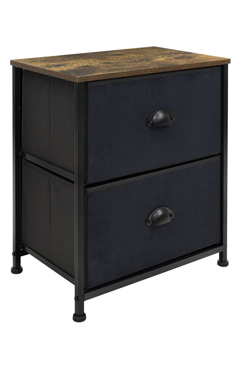 SORBUS 2 Drawer Chest Dresser, Main, color,