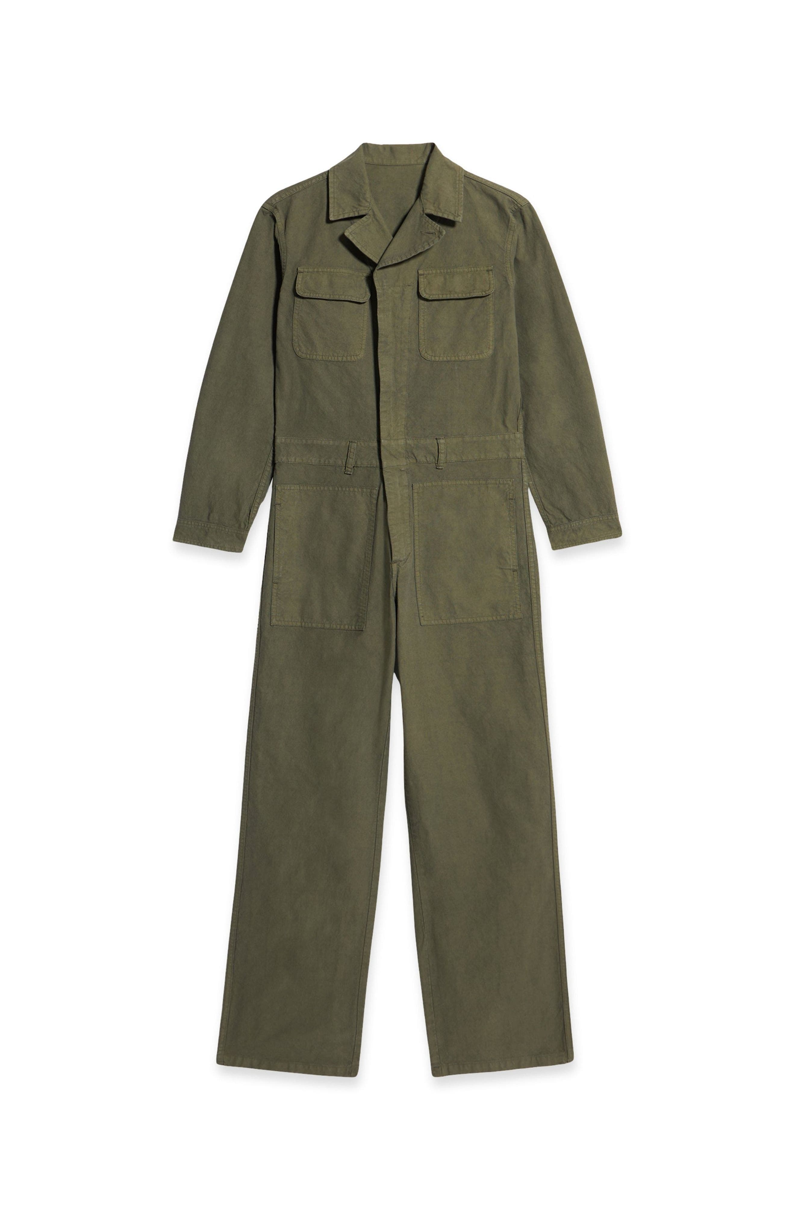 Fortela Vania Cotton Jumpsuit In Green
