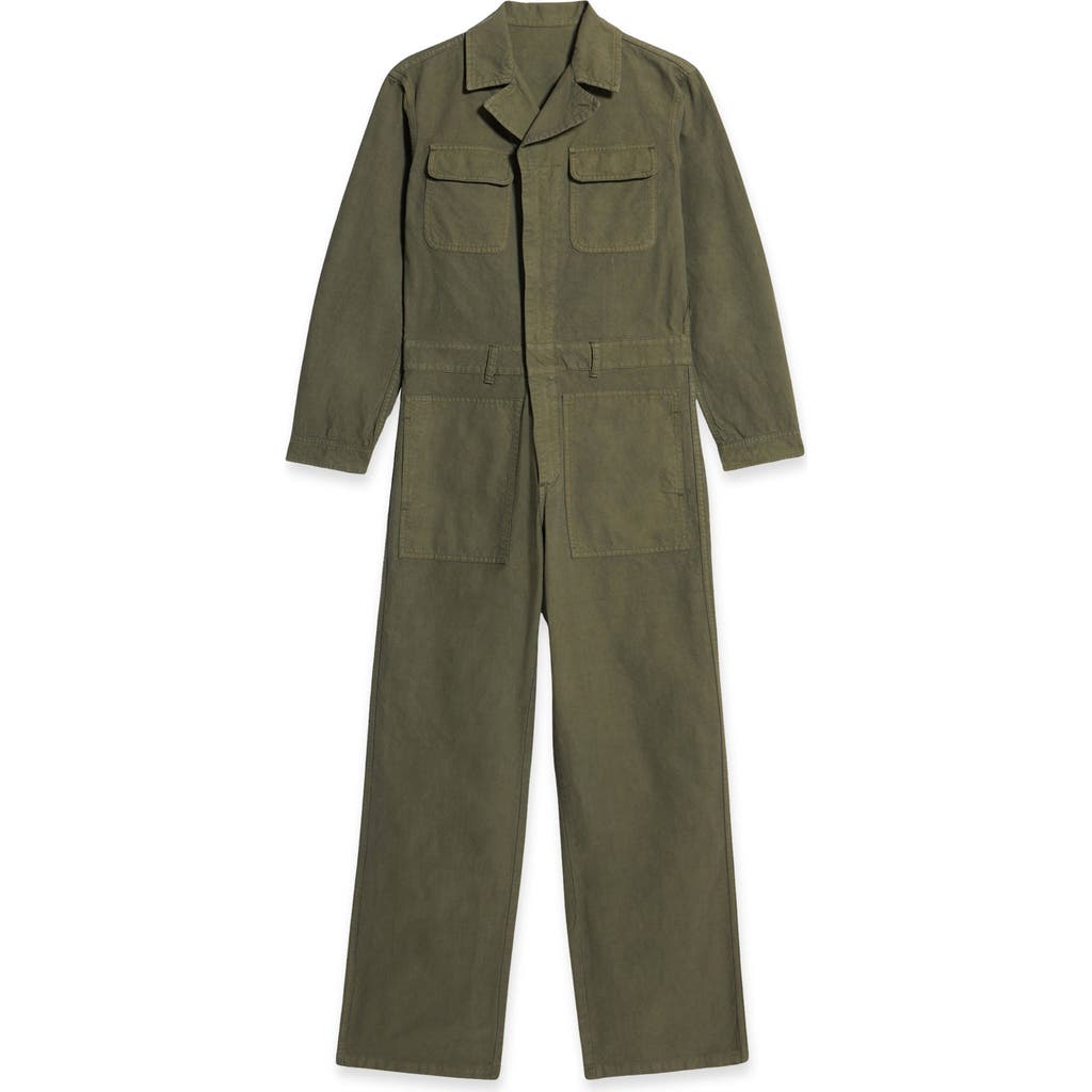 Fortela Vania Cotton Jumpsuit In Green
