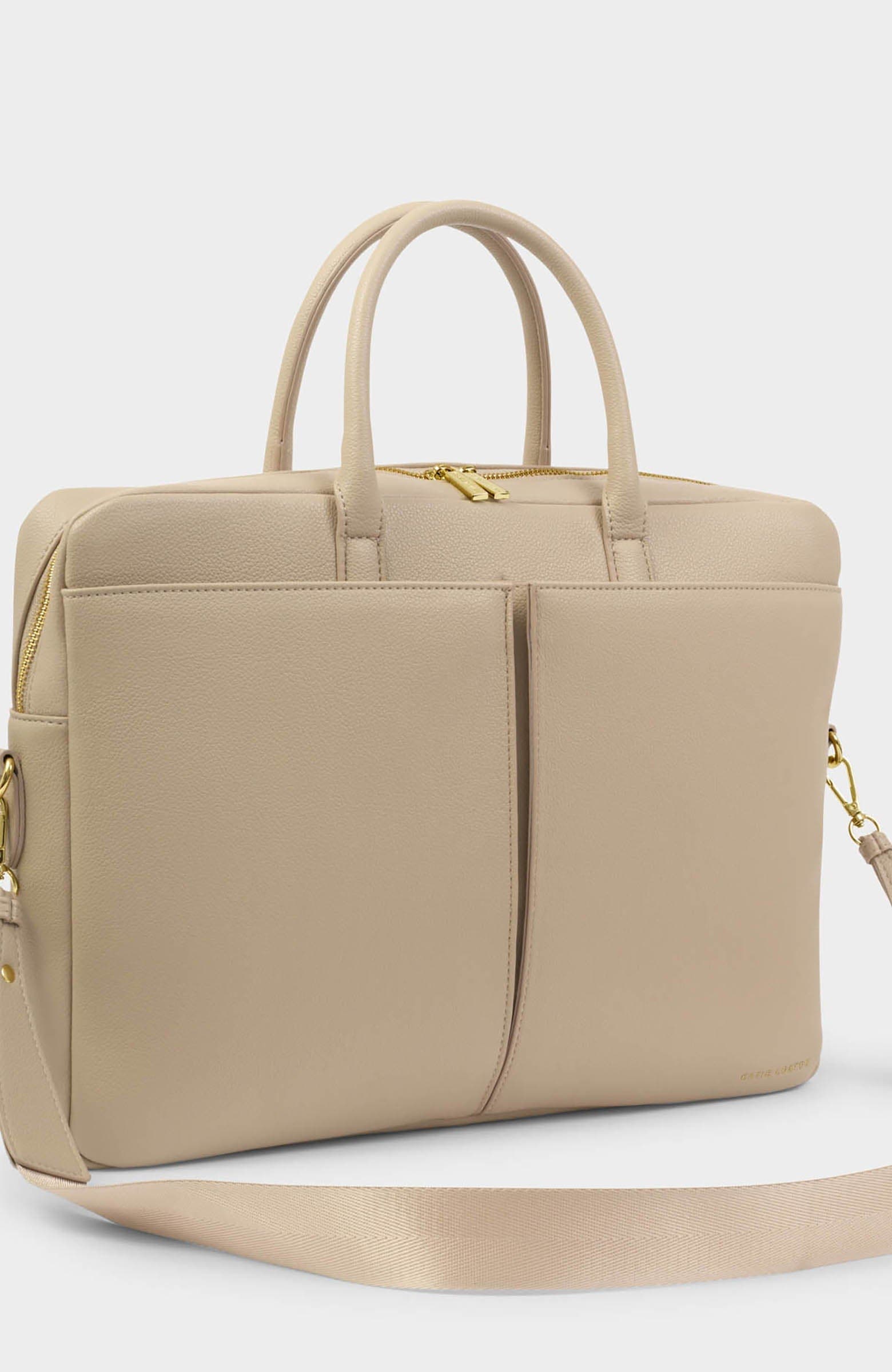 City Laptop Bag, Alternate, color, Light taupe
