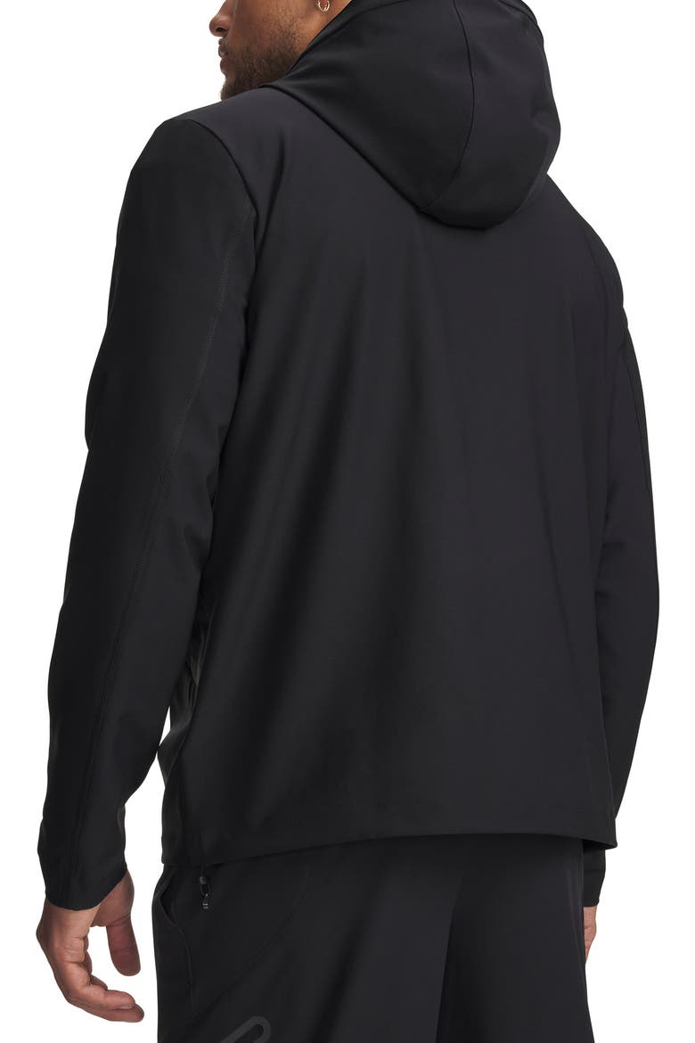 Unstoppable Hooded Jacket, Alternate, color, BLACK