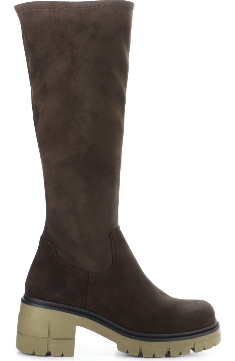 Bos. & Co. Brenna Waterproof Platform Knee High Boot, Alternate, color, Dark Brown/ Brown/ Khaki