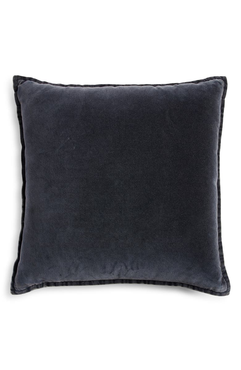 Nordstrom Velveteen Accent Pillow, Alternate, color, Blue Vintage