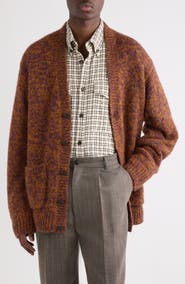Dries Van Noten Mounia Alpaca & Merino Wool Blend Cardigan