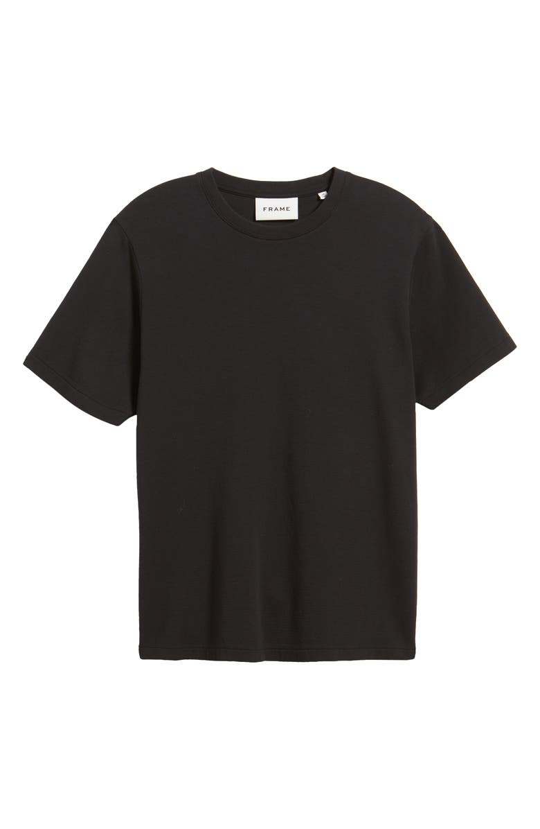 FRAME Duo Fold Cotton T-Shirt, Alternate, color, Noir