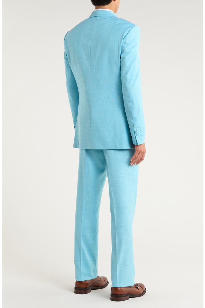Aqua Mélange 3-Piece Suit, Alternate, color, AQUA