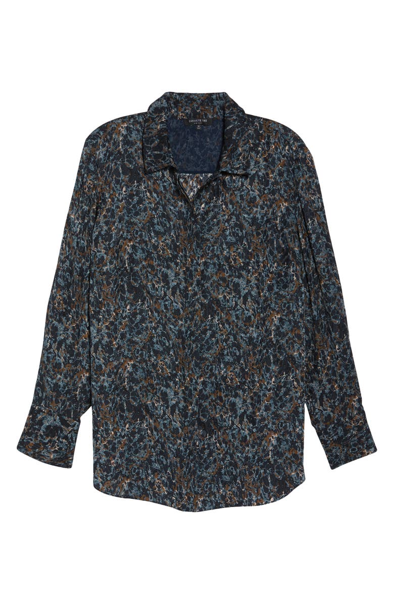 Lafayette 148 New York Scottie Silk Blouse, Alternate, color,