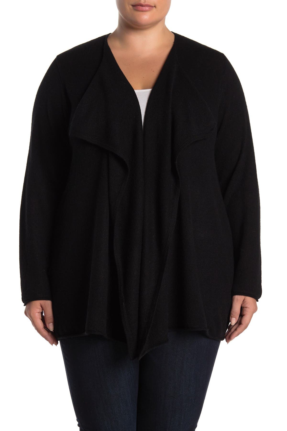 M Magaschoni Waterfall Open Front Cashmere Cardigan (Women) | Nordstromrack