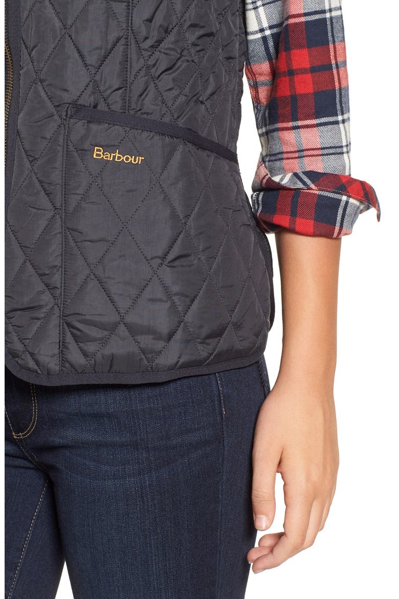 'Beadnell' Quilted Liner, Alternate, color, NAVY