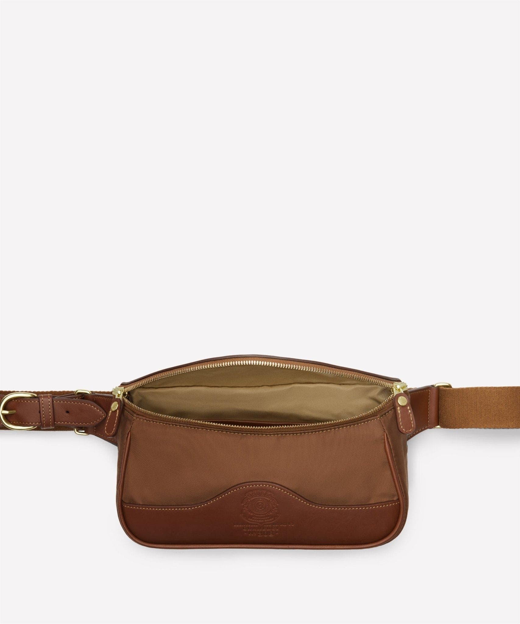 Gramercy No. 308, Alternate, color, Chestnut Nylon & Leather
