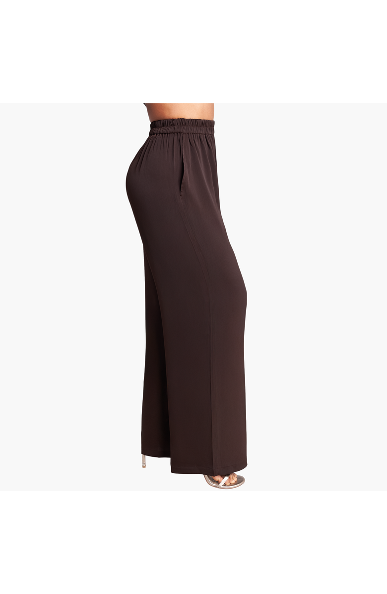 RICHANTEE High Waisted Wide Leg Pants, Alternate, color, Brown