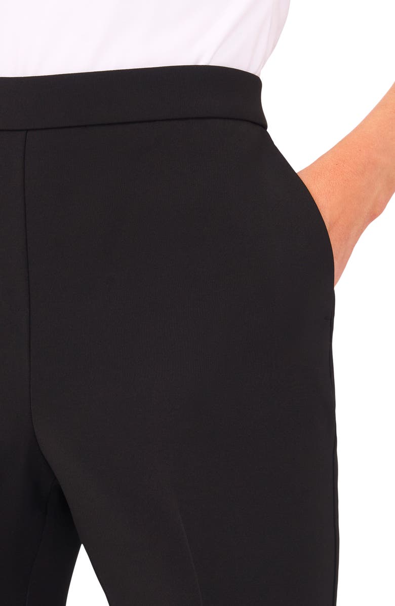 Halogen<sup>®</sup> High Waist Ankle Straight Leg Pants, Alternate, color, Rich Black