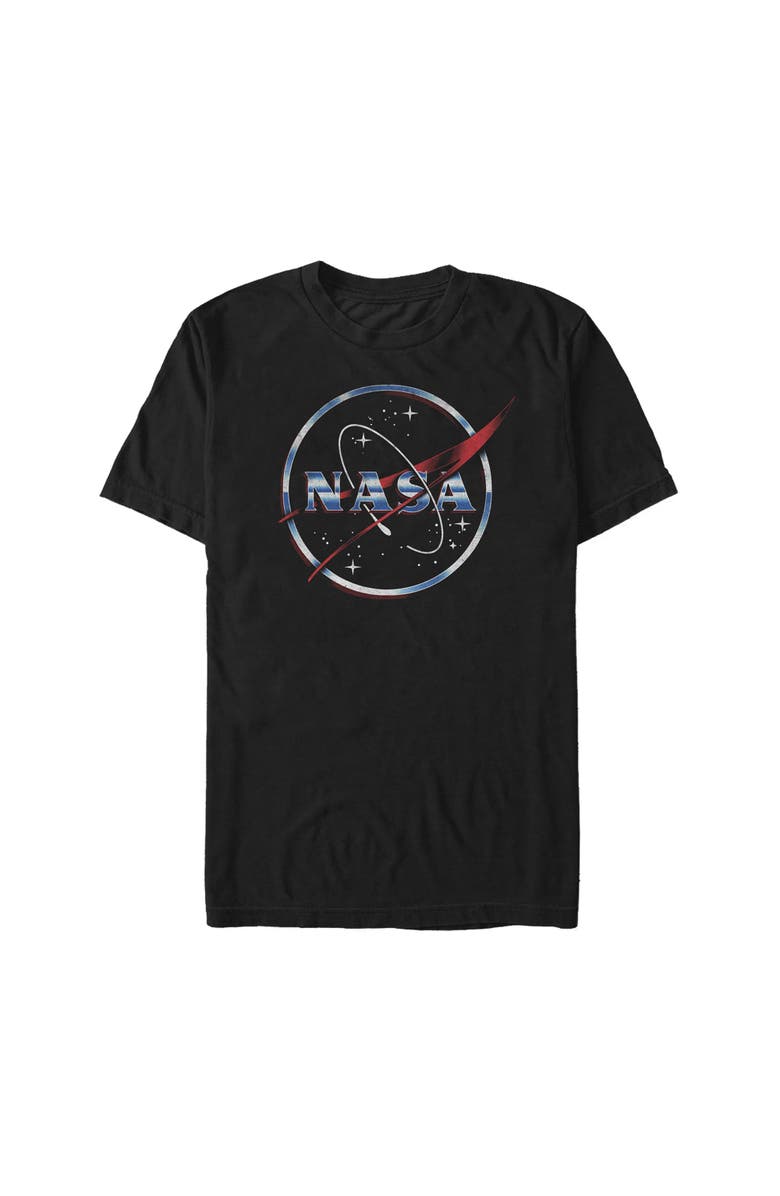 NASA Men's NASA Space Logo Graphic T-Shirt, Main, color, Black