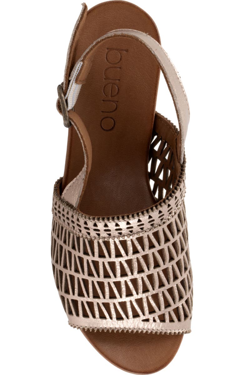 Bueno Lia Slingback Sandal, Alternate, color, Beige Metallic