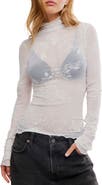 Free People You Decide Lace Mesh Top
