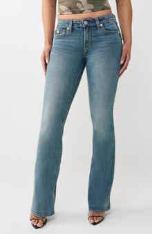 True Religion Becca Big T Flap Bootcut Jeans