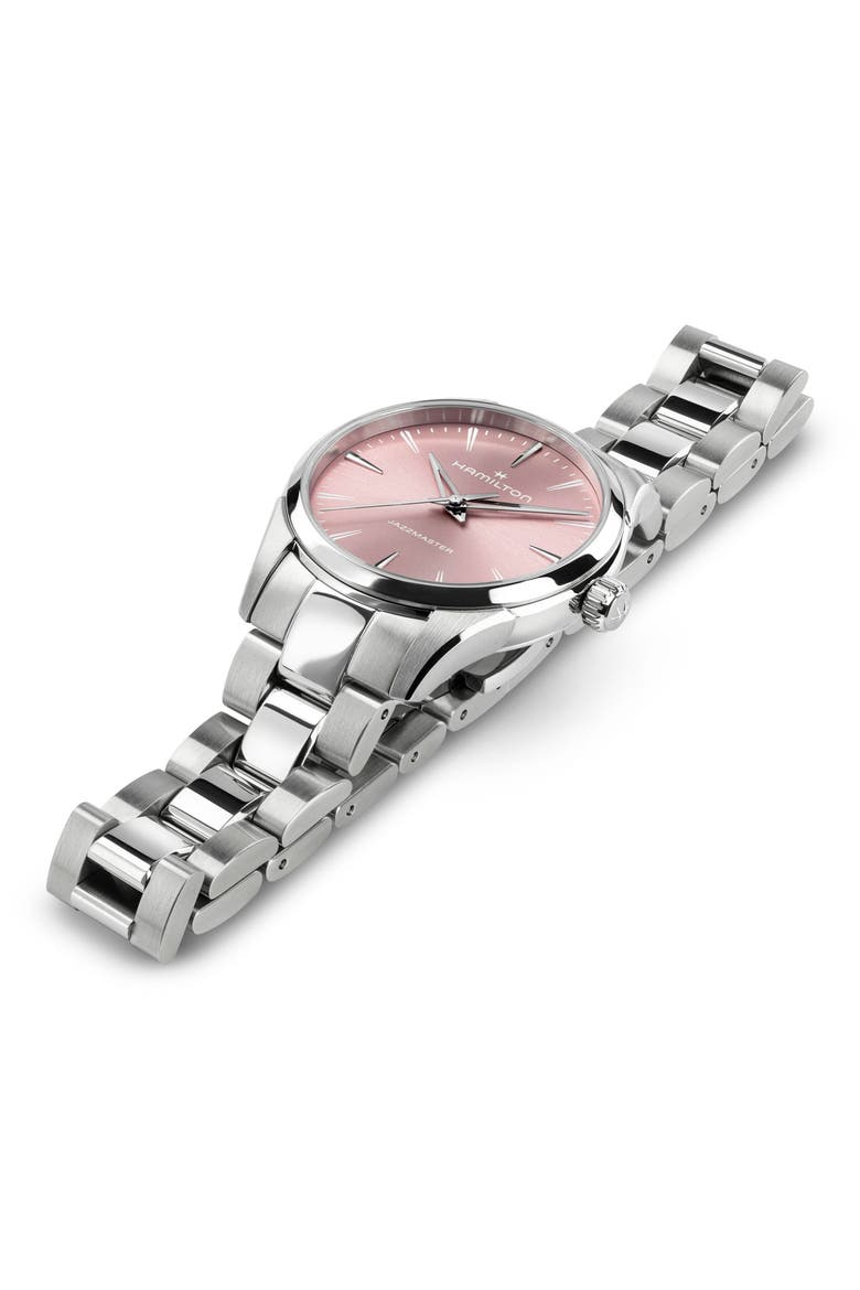 Jazzmaster Bracelet Watch, 32mm, Alternate, color, PINK