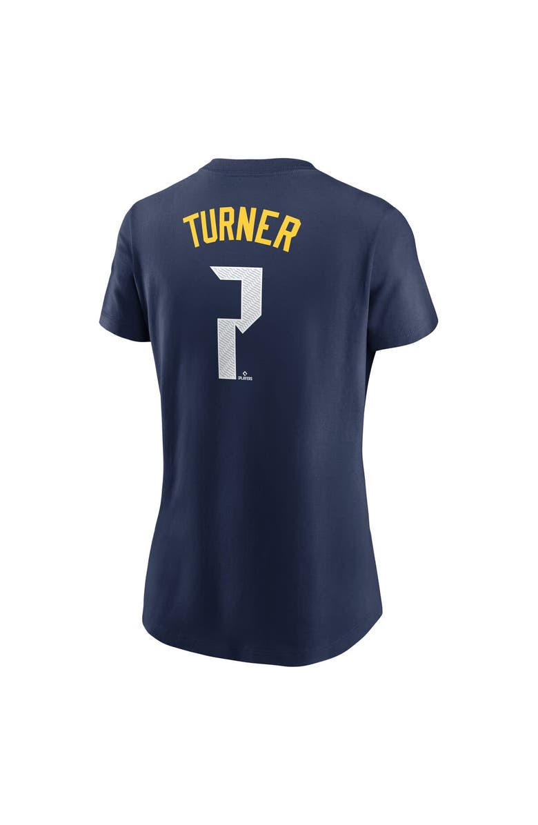 Nike Women's Nike Trea Turner Royal Philadelphia Phillies 2024 City Connect Fuse Player Name & Number T-Shirt, Alternate, color, Royal