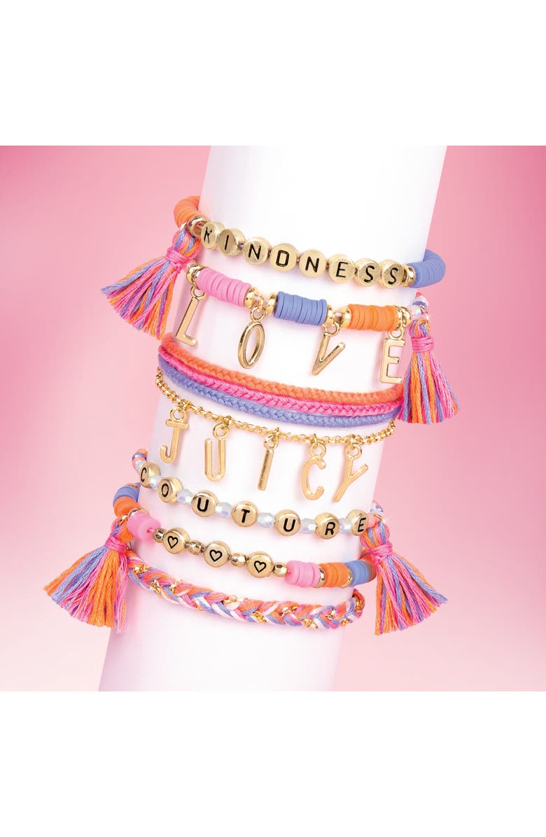 Juicy Couture Love Letters Bracelets Kit Create 8 Unique Charm Bracelets, Alternate, color, 
