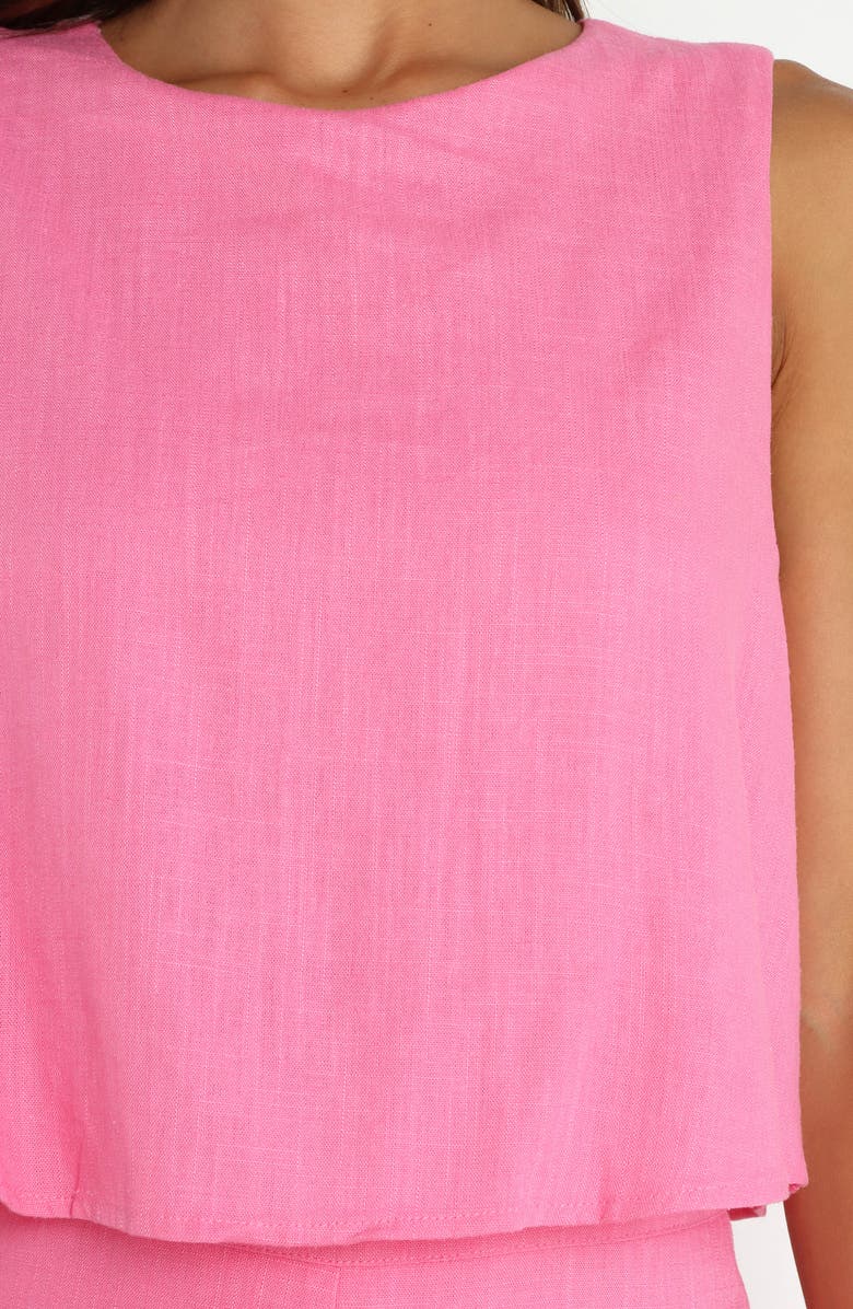 Petal & Pup Sleeveless Popover Wide Leg Jumpsuit, Alternate, color, Pink