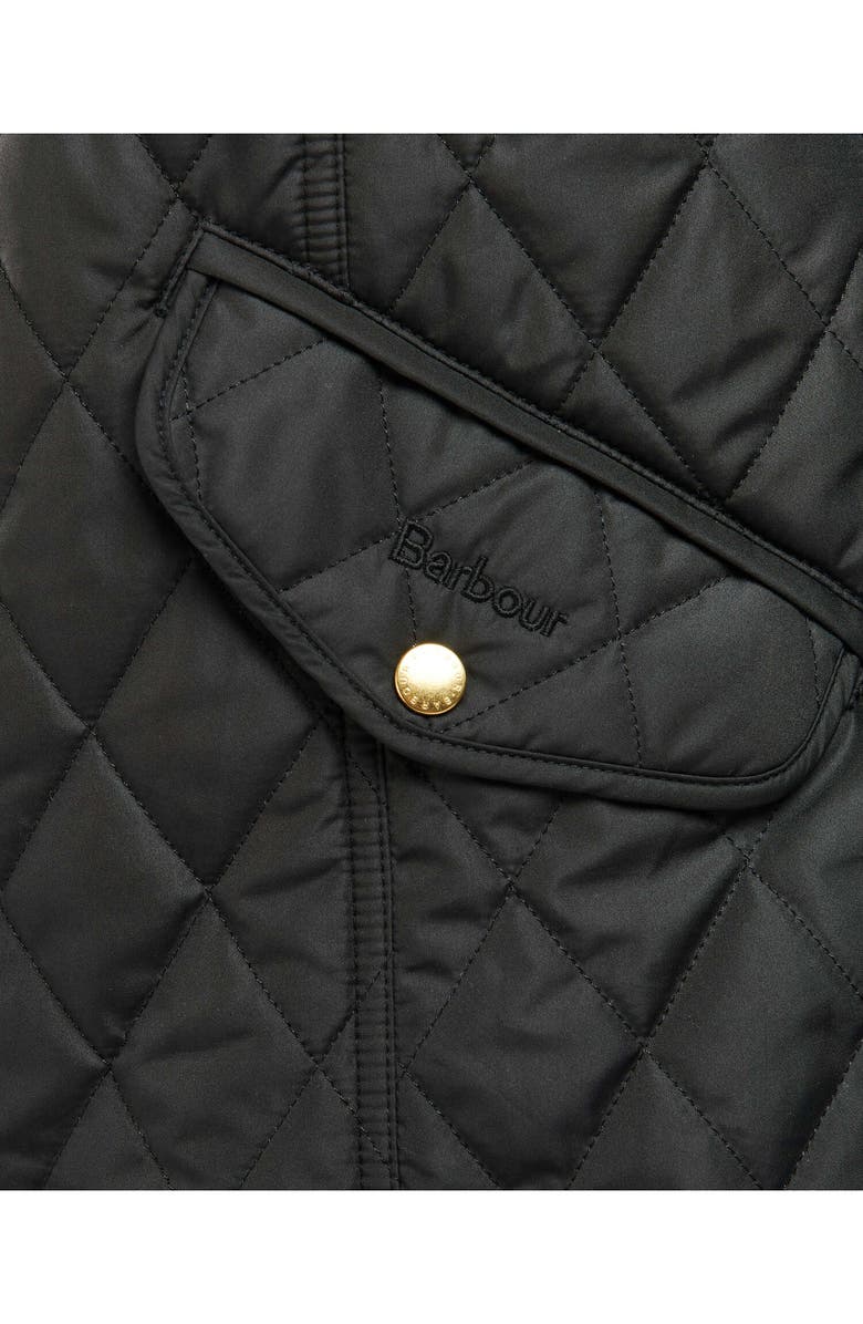 Barbour Millfire Quilted Hooded Jacket, Alternate, color, 
