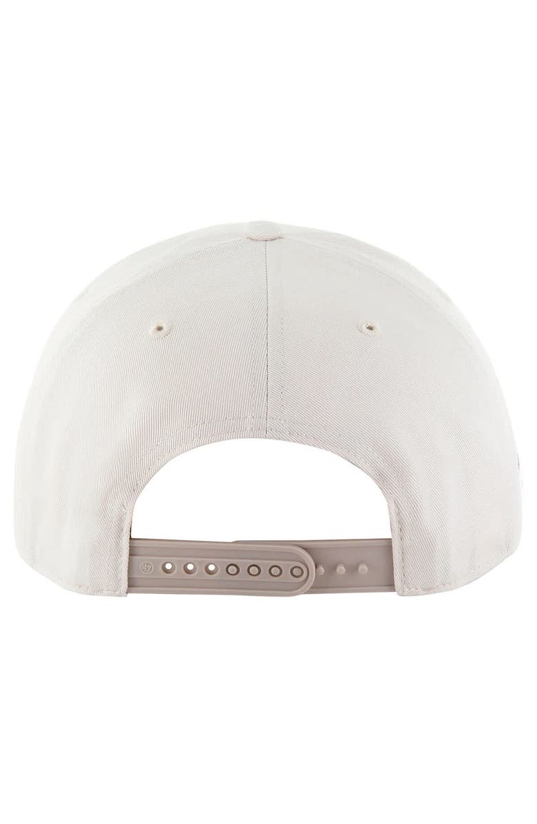 '47 Men's '47 Cream Las Vegas Raiders Overhand Hitch Adjustable Hat, Alternate, color, Cream