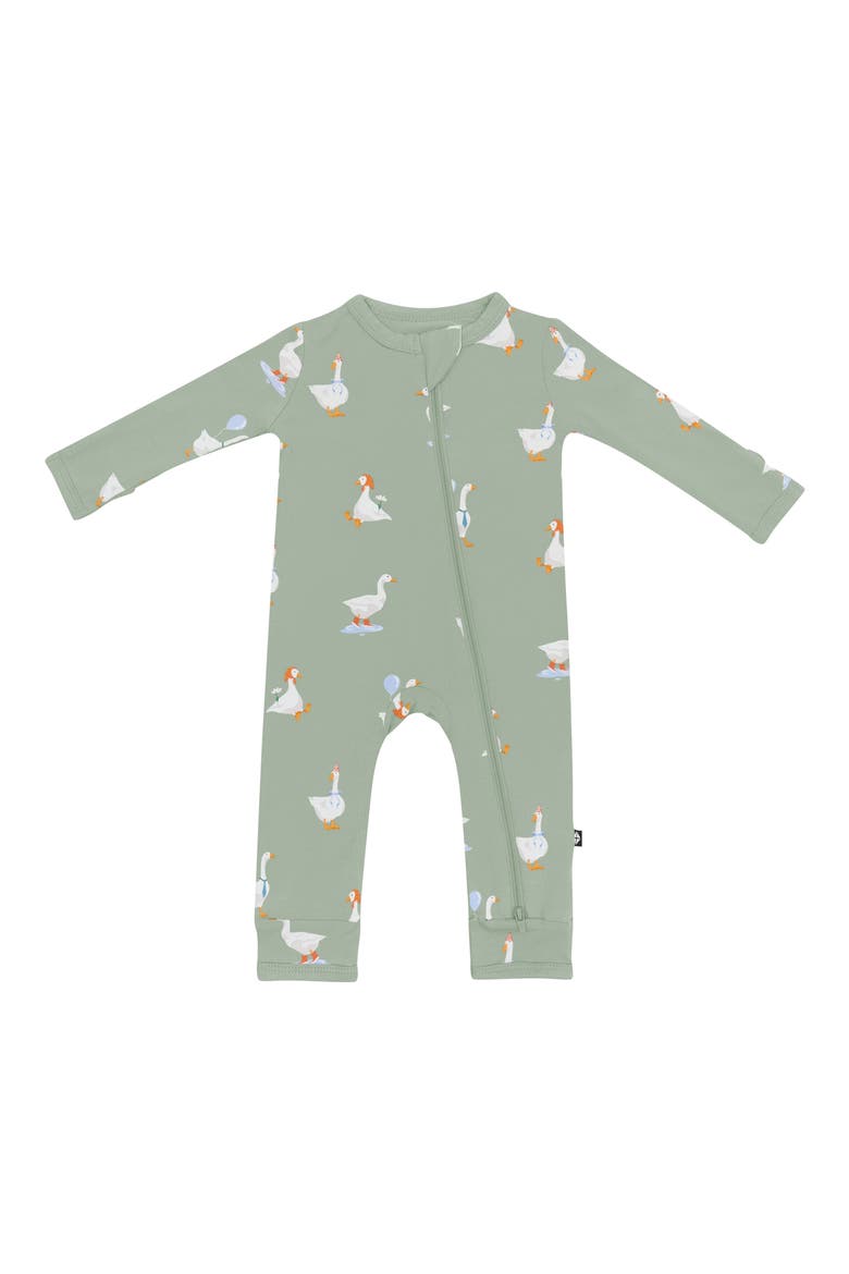 Silly Goose Zip-Up Romper, Main, color, SILLY GOOSE
