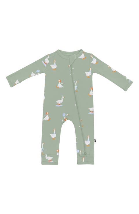 Silly Goose Zip-Up Romper (Baby)