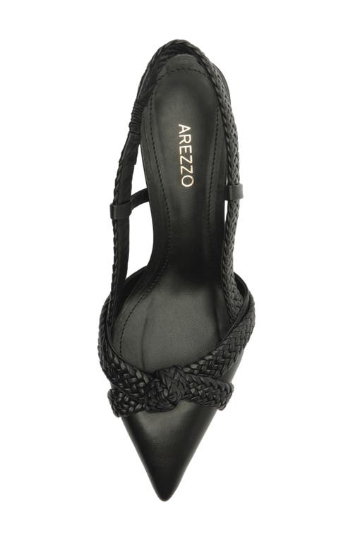 Arezzo Raven Slingback Pointed Toe Pump