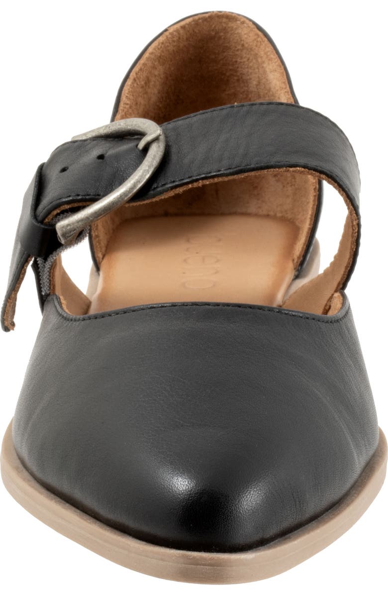 Bueno Brittany Pointed Toe Flat, Alternate, color, Black