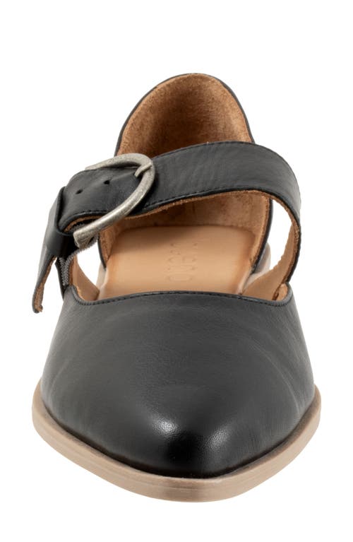 Bueno Brittany Pointed Toe Flat In Black