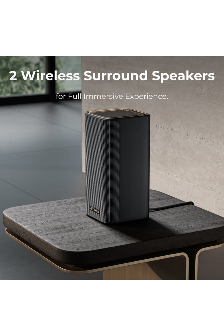Skywave Series 7.1.4ch Wireless Surround Sound System, Alternate, color, Black