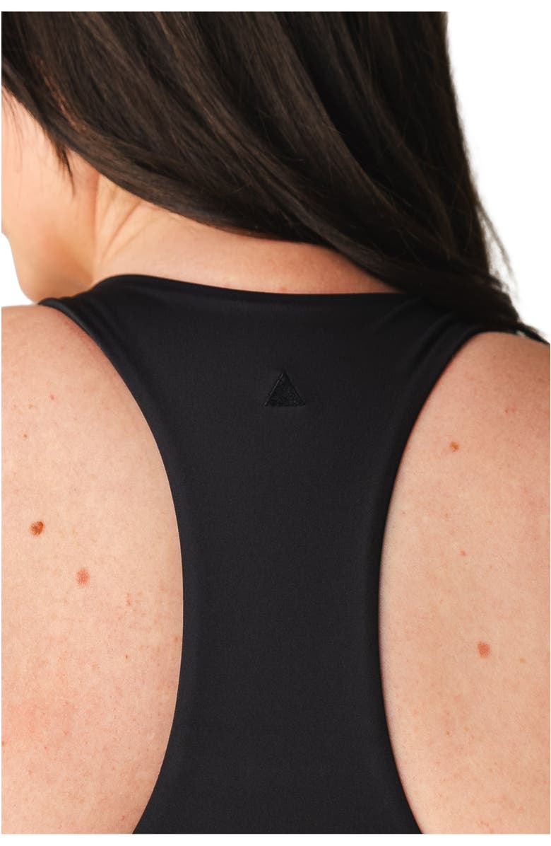 Vitality Revive Racer Bra, Alternate, color, Midnight