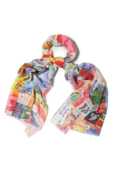 Spring Print Scarf