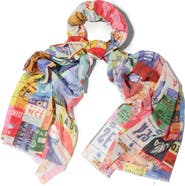 SAACHI Spring Print Scarf