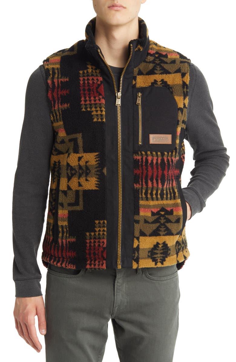 Pendleton Ridgeline Fleece Vest, Alternate, color,