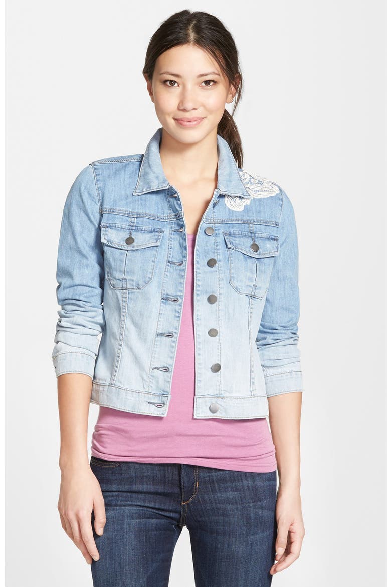 'Amelia' Denim Jacket, Main, color, PERSONALITY