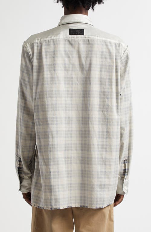 Mm6 Maison Margiela Mm6 By Maison Margiela Plaid Shirt With Classic Collar