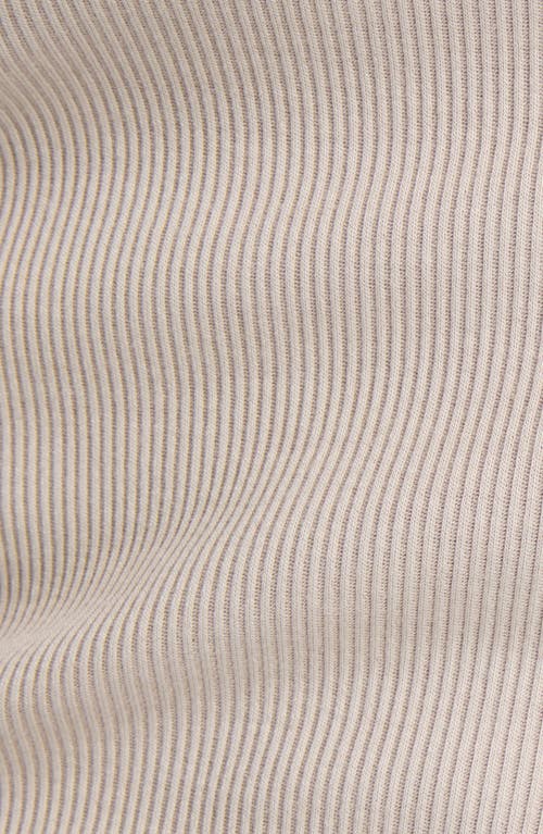 New Balance Performance Rib Crop Tank In Neutral