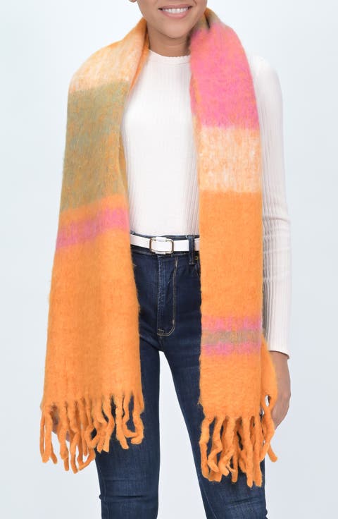 Fringe Trim Scarf