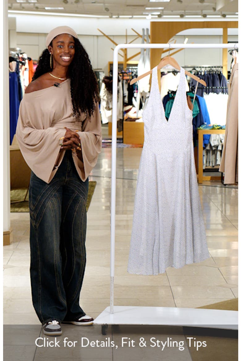 Solada Halter Midi Dress video