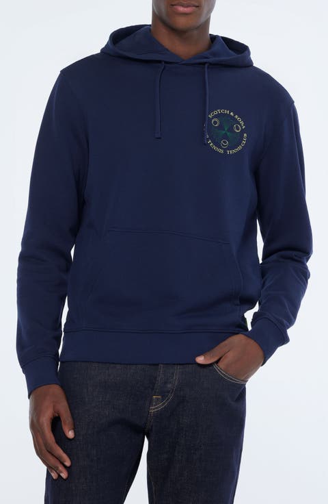 “Scotch & Soda” Graphicプリントフーディ Navy SCOTCH＆SODA スコッチアンドソーダ パーカー メンズ 正規販売店