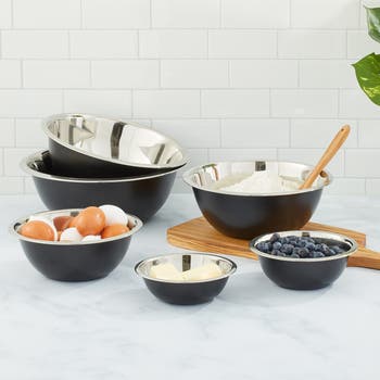 Stainless Steel Mixing Bowls - Set of 6