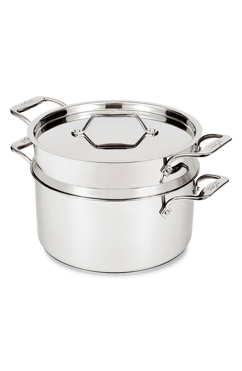 All-Clad Simply Strain 8-Quart Stainless Steel Multipot with Insert, Main, color,